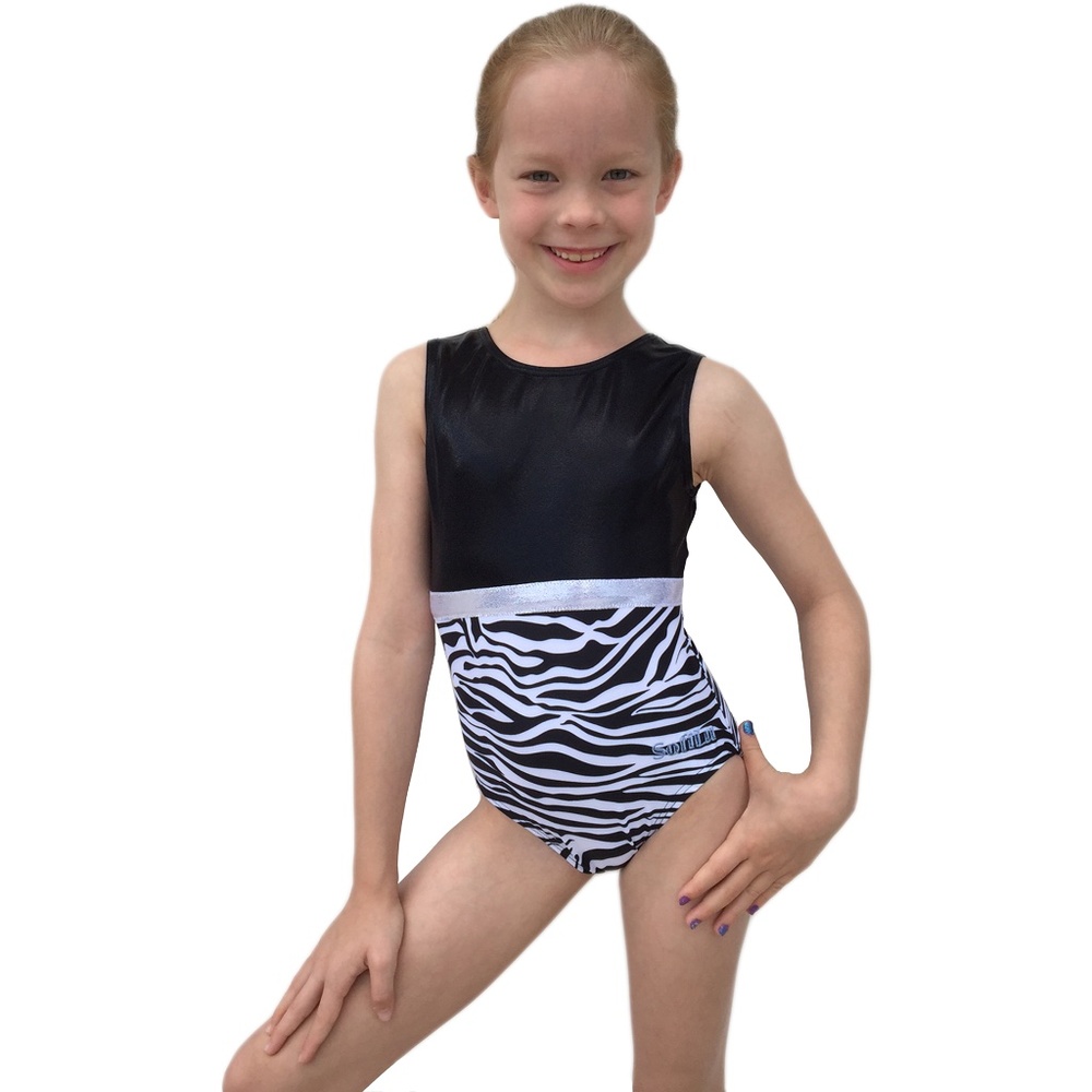 NEW! Girl Gymnastics Leotard 4-Way Smart Stretch Tumble